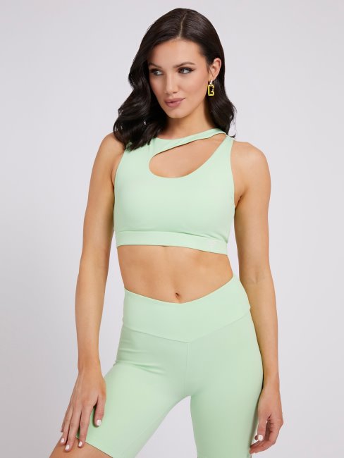 Soutien-gorge Actif Microfibre Vert Guess