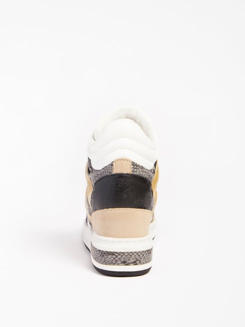 Paniers Lisa Compensées Guess Blanc