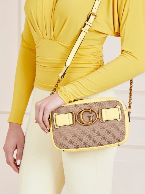 Guess Aviana 4g Mini Sac à Bandoulière Avec Logo