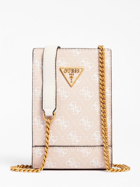Guess Noelle 4g ​​​​logo Mini Sac à Bandoulière Rose