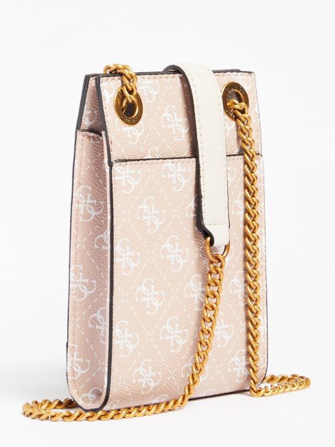 Guess Noelle 4g ​​​​logo Mini Sac à Bandoulière Rose