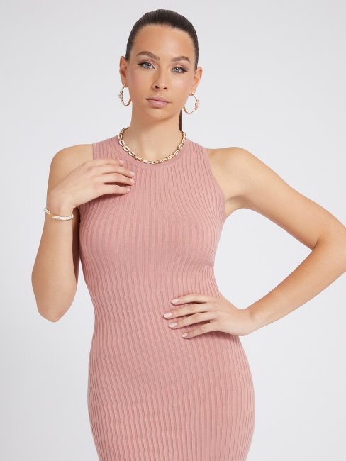 Robe Pull Moulante Rose Guess