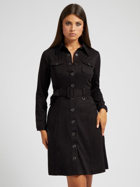Robe Chemisier Noire Guess