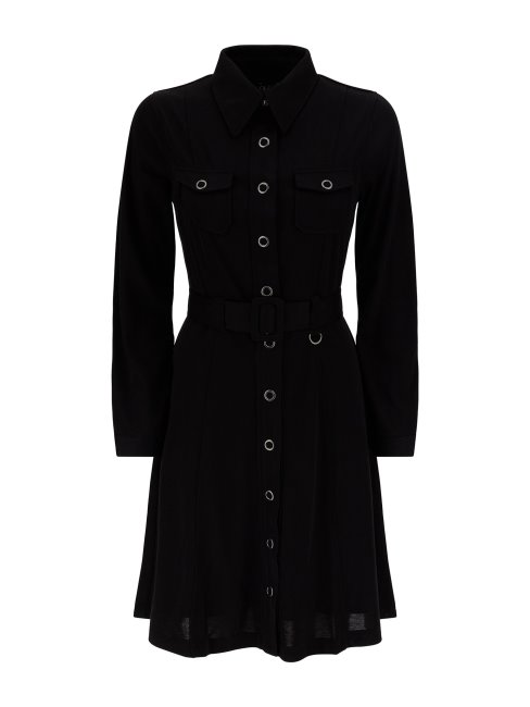 Robe Chemisier Noire Guess