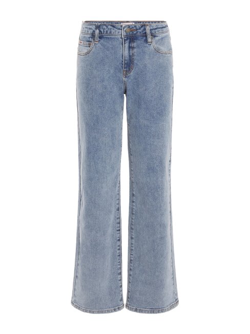 Guess Bleu Pantalon En Jean Coupé Décontractée Nouvelle Tendance