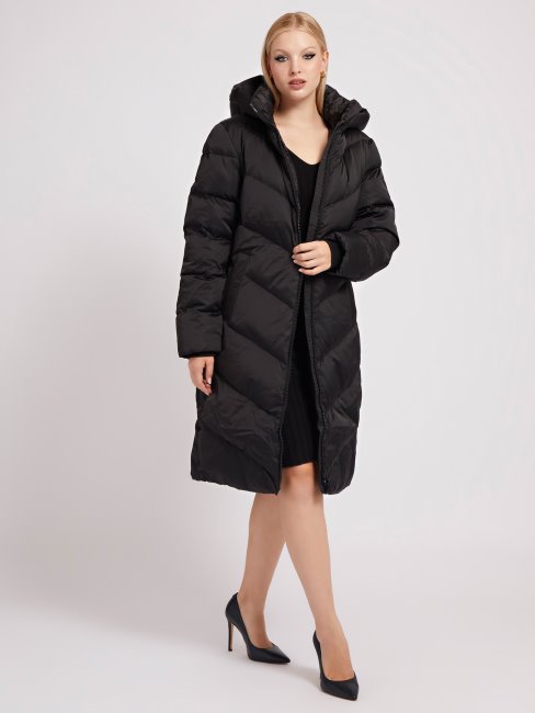 Doudoune Longue Guess Noir