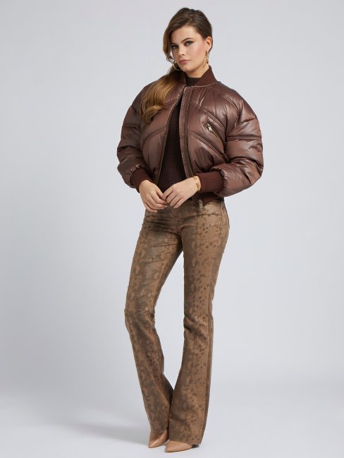 Bombardier Cuir Similaire Guess Marron