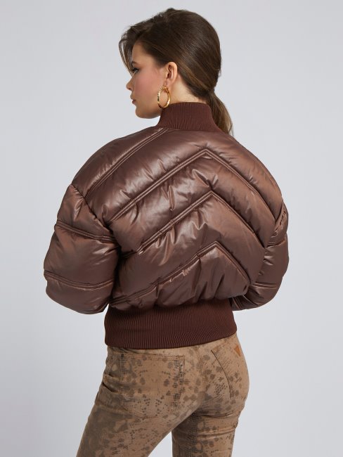 Bombardier Cuir Similaire Guess Marron