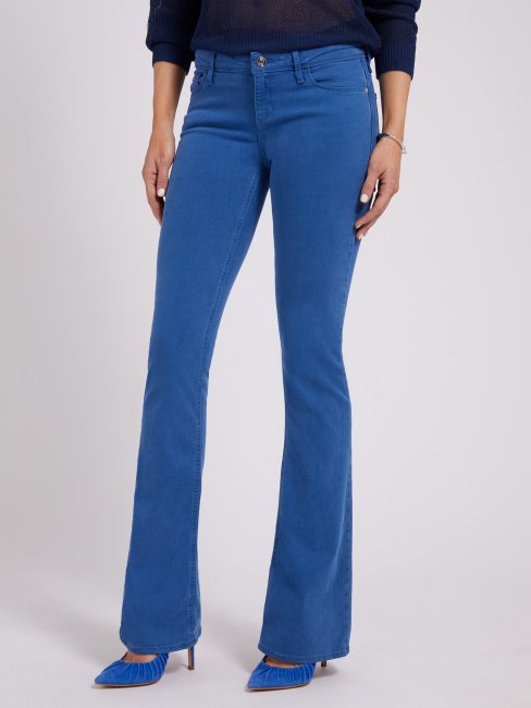 Pantalon En Denim évasé Guess Bleu