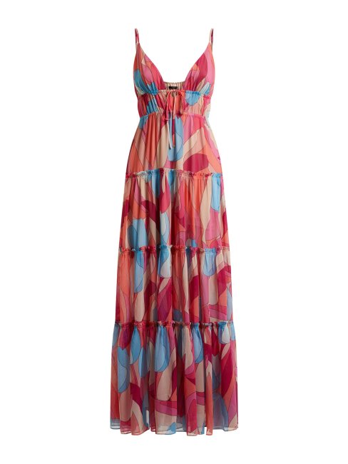 Marciano Robe Imprimée Sur L'ensemble Rose Guess