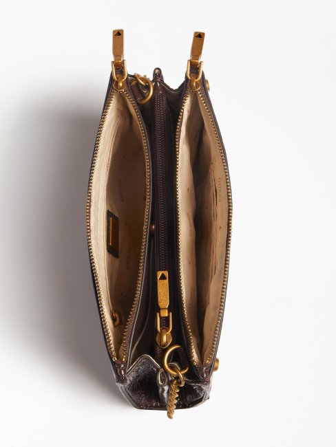 Amantea Charm Mini Sac à Bandoulière Marron Guess