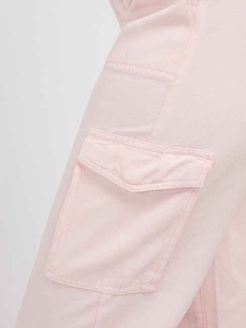 Pantalon Denim Cargo Rose Guess