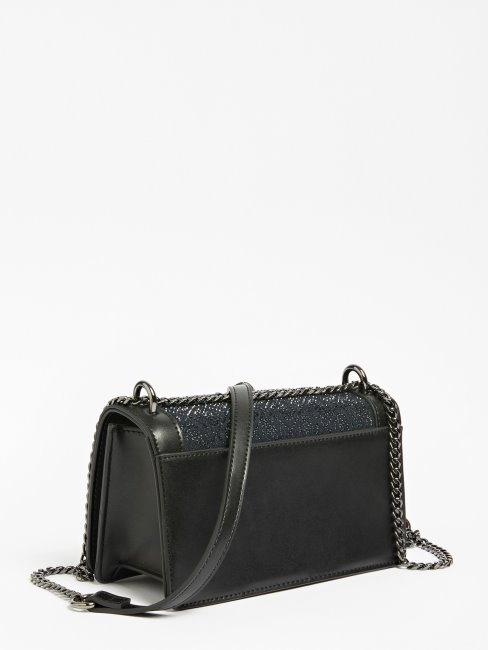 Sac Bandoulière Logo Brilla 4g Guess Noir