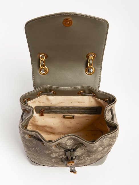 Sac à Dos Velours Inia Guess Gris