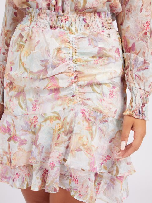 Jupe Imprimée Fantaisie Florale