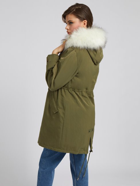 Guess Parka Transformable 3 En 1 Vert
