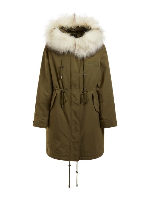 Guess Parka Transformable 3 En 1 Vert