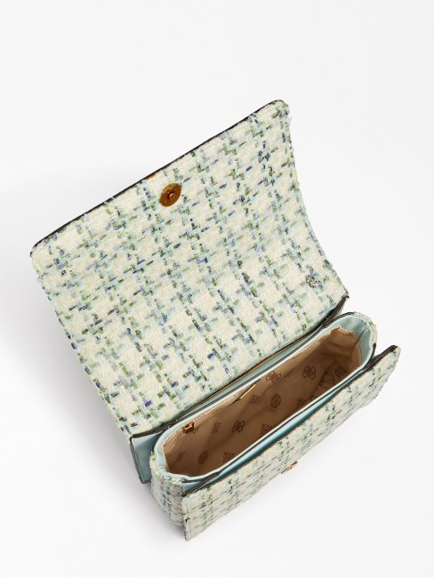 Mini Sac à Bandoulière Abey Bleu Clair Guess