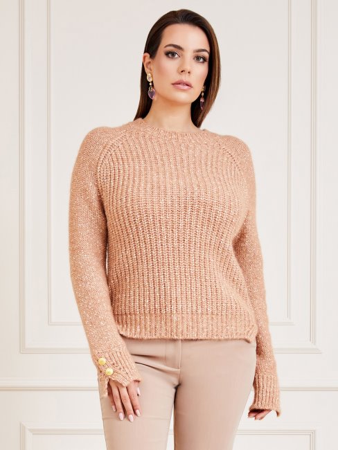 Pull Col Rond Marciano Beige Guess