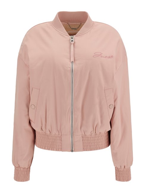 Blouson Bomber En Satin Guess Rose