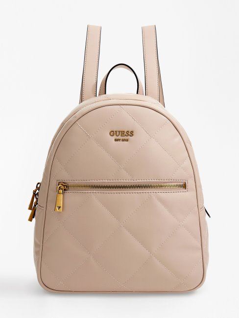 Sac à Dos Matelassé Beige Guess Vikky