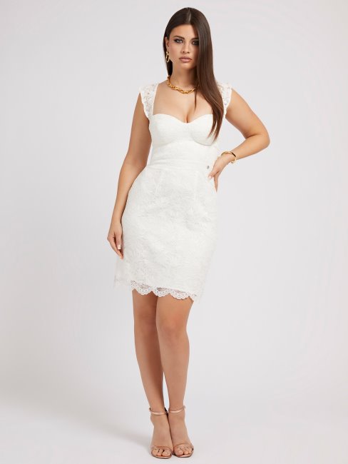 Robe En Dentelle Blanche
