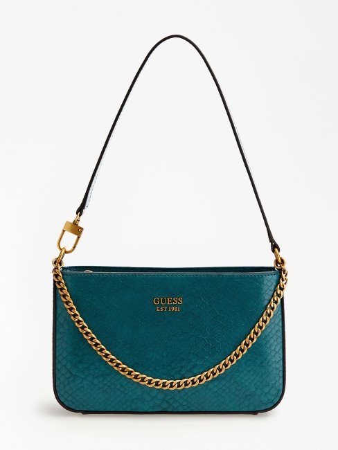 Guess Katey Sac Bandoulière Imprimé Python Bleu