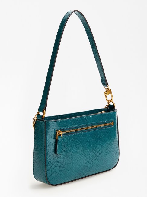 Guess Katey Sac Bandoulière Imprimé Python Bleu