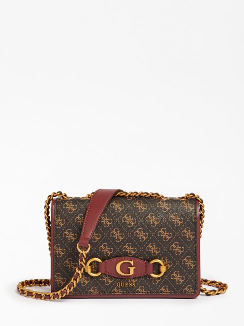Guess Izzy 4g Logo Mini Sac à Bandoulière Noir