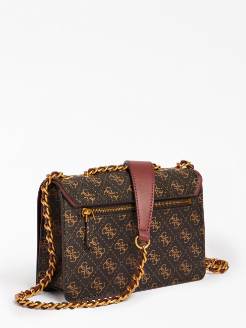 Guess Izzy 4g Logo Mini Sac à Bandoulière Noir