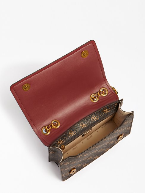 Guess Izzy 4g Logo Mini Sac à Bandoulière Noir