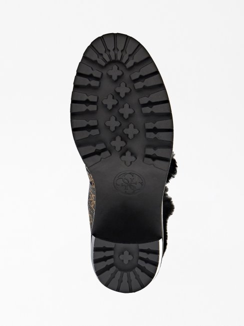 Galway 4g Logo Bottes Basses Marron Guess