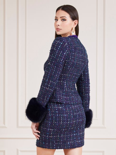 Robe En Marciano Tweed Guess Violet Multi