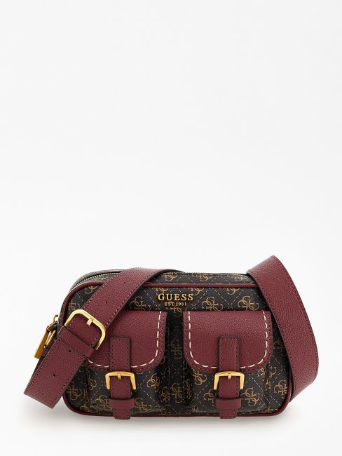 Mini Sac à Bandoulière Guess Noir No Limit 4g Logo