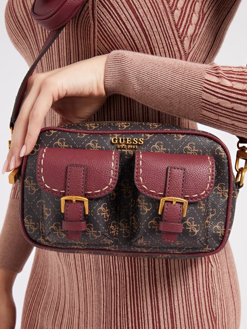 Mini Sac à Bandoulière Guess Noir No Limit 4g Logo