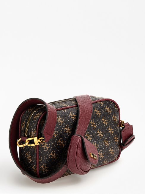 Mini Sac à Bandoulière Guess Noir No Limit 4g Logo