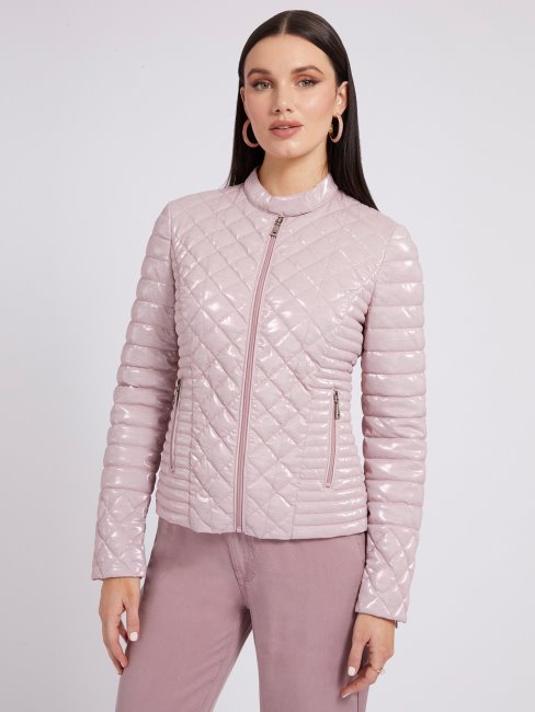 Doudoune Matelassée Rose Guess