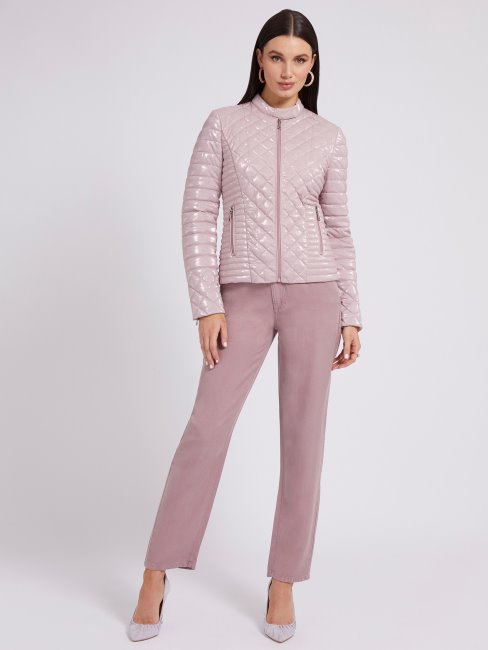 Doudoune Matelassée Rose Guess