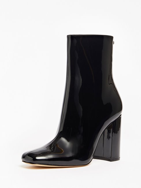 Bottes Guess Noires En Cuir Verni