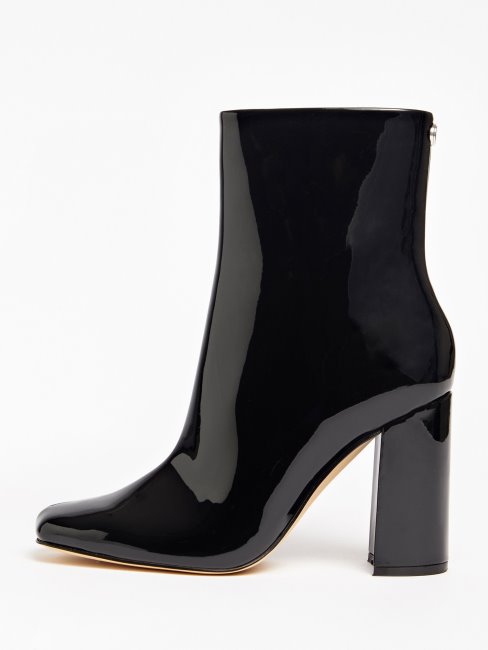 Bottes Guess Noires En Cuir Verni