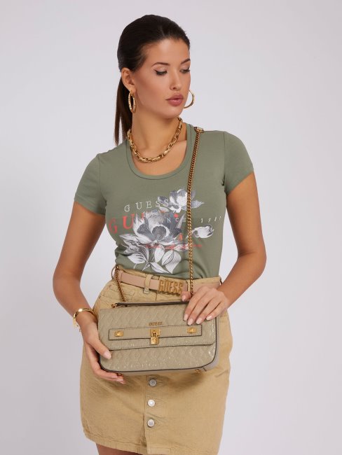 Sac à Bandoulière Guess Isidora G Shine Vert