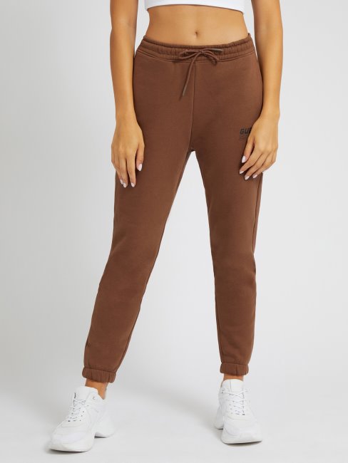Pantalon De Jogging à Logo Sur Le Côté Guess Marron