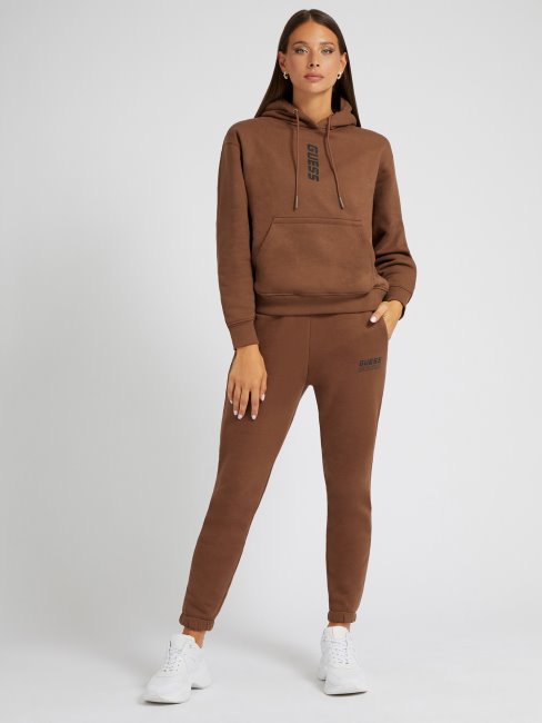 Pantalon De Jogging à Logo Sur Le Côté Guess Marron