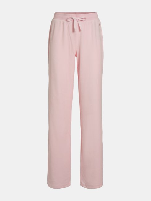 Guess Pantalon Chenille Rose Clair