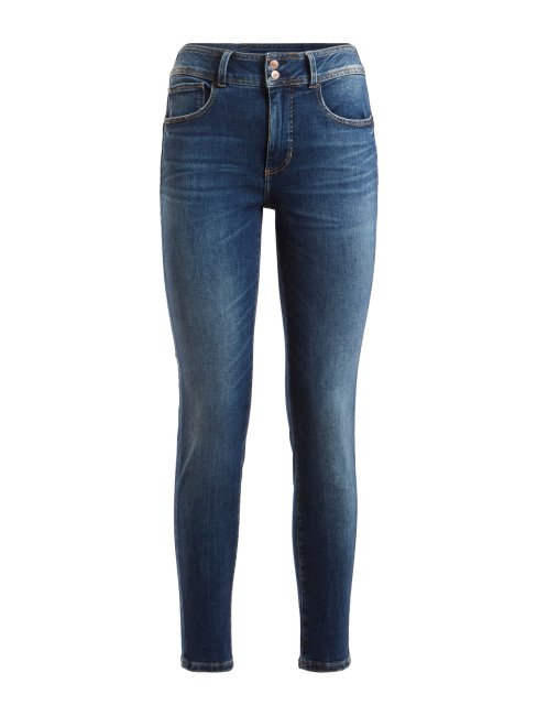 Pantalon Denim Coupé Skinny Guess Bleu Tendance Mode