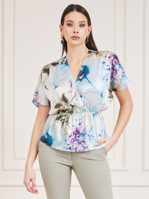 Chemisier à Imprimé Fantaisie Florale Guess Marciano