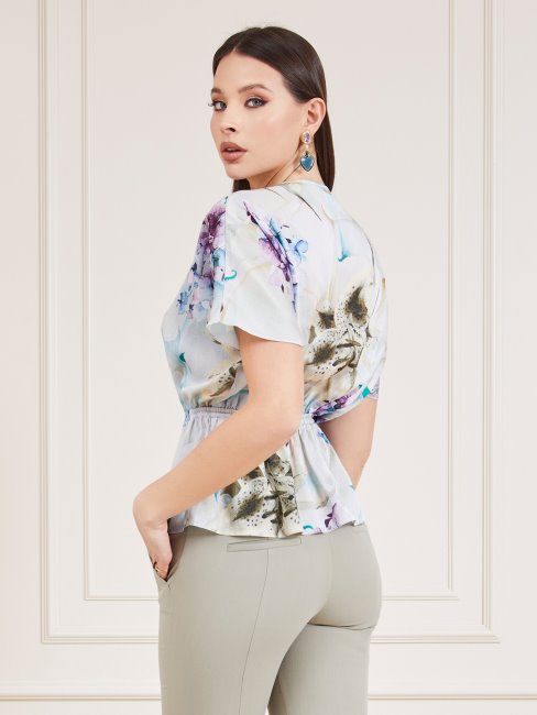 Chemisier à Imprimé Fantaisie Florale Guess Marciano