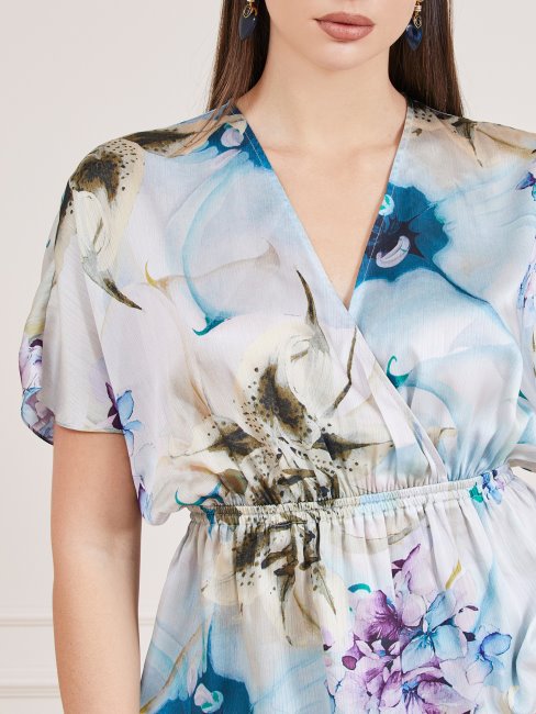 Chemisier à Imprimé Fantaisie Florale Guess Marciano