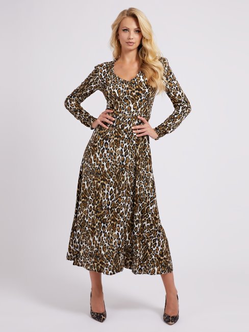 Robe Longue Guess Animalier Animalier
