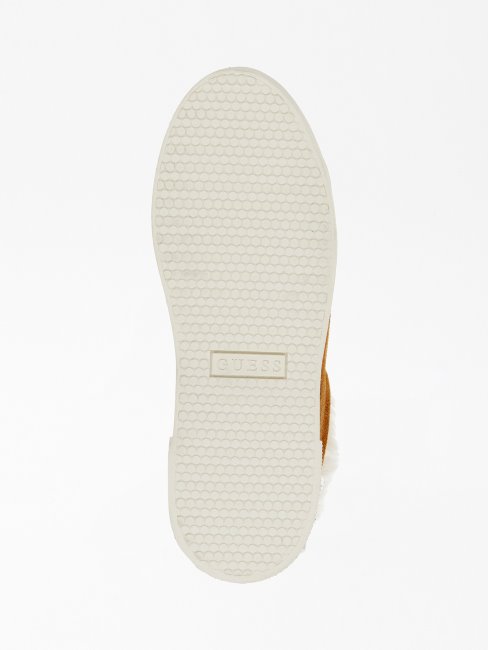 Paniers à Rivets En Daim Guess Beige